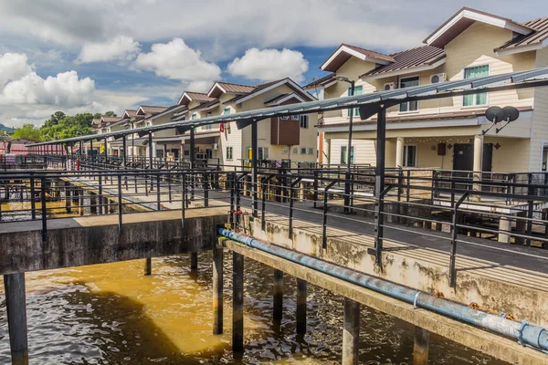 Houses Kampong Ayer Water Village Bandar Seri Begawan Capital Brunei — Stock Photo, Image