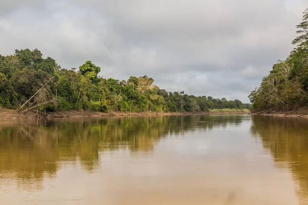 Vista Del Río Kinabatangan Sabah Malasia —  Fotos de Stock