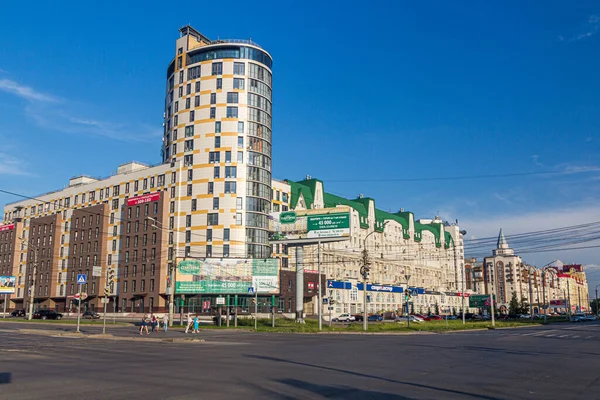 Omsk Russia Lipiec 2018 Widok Budynki Omsku Rosja — Zdjęcie stockowe