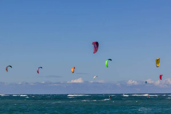 Cabarete Dominische Republiek December 2018 Kitesurfen San Pedro Macorís Dominicaanse — Stockfoto