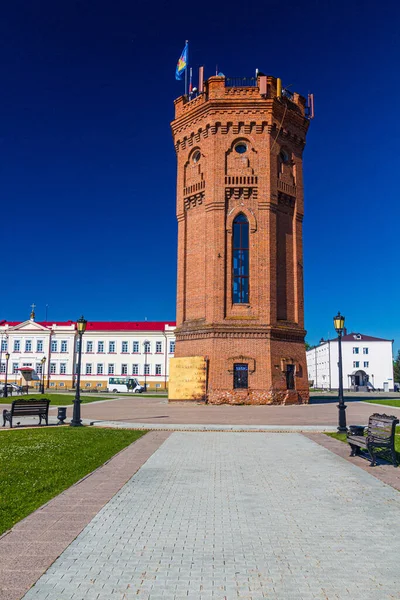Torre Dell Acqua Mattoni Tobolsk Russia — Foto Stock