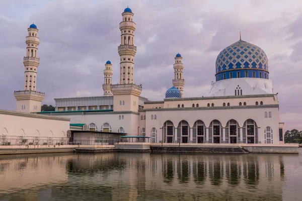 Mesquita Cidade Kota Kinabalu Sabah Malásia — Fotografia de Stock