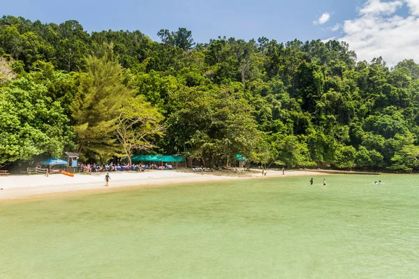 2018年2月24日 マレーシア サバ州トゥンク アブドゥル ラーマン国立公園ガヤ島のビーチ — ストック写真