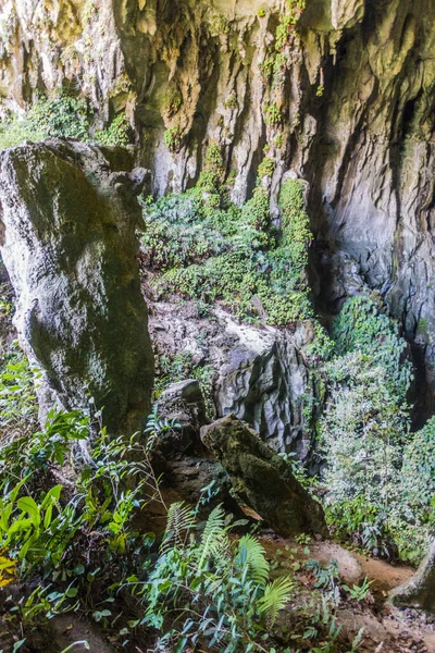 Εσωτερικό Των Fairy Caves Στην Πολιτεία Sarawak Μαλαισία — Φωτογραφία Αρχείου