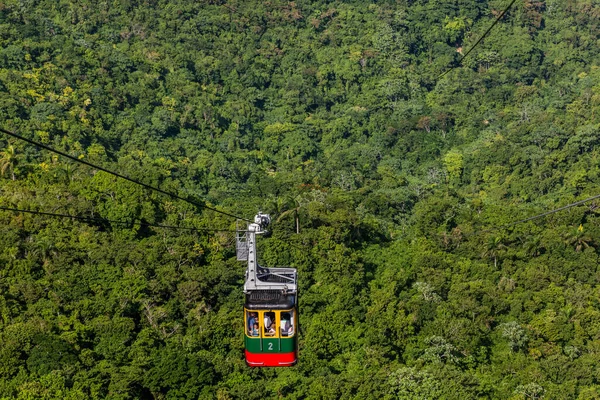 Puerto Plata Dominican Republic 2018 Cabin Teleferico Cable Car Puerto — 스톡 사진