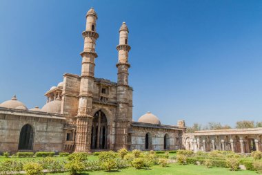 Champaner 'deki Jami Mescidi Camii tarihi şehir, Gujarat Eyaleti, Hindistan