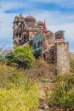 Kankali Mata Mandir Chittorgarh, Rajasthan Eyaleti, Hindistan 'daki Chittor Kalesi' nde.