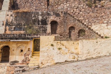 Hindistan, Rajasthan Eyaleti, Bundi 'deki Garh Sarayı kalıntıları.