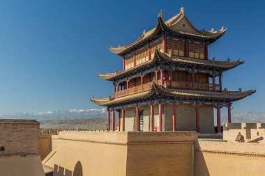Jiayuguan Kulesi Kalesi, Gansu ili, Çin