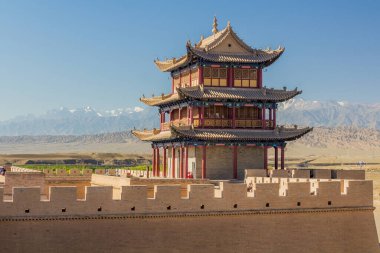 Jiayuguan Kulesi Kalesi, Gansu ili, Çin