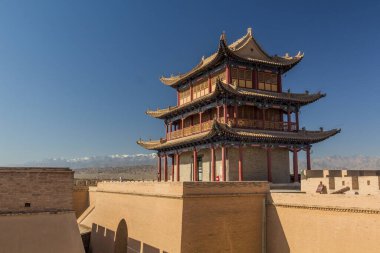 Jiayuguan Kulesi Kalesi, Gansu ili, Çin