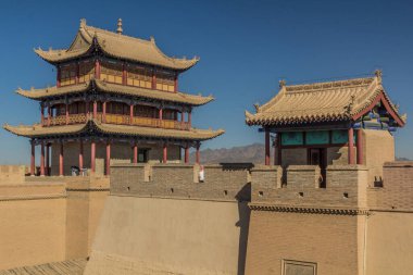 Jiayuguan Kalesi Kuleleri, Gansu Eyaleti, Çin