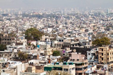 Udaipur 'un havadan görünüşü, Rajasthan eyaleti, Hindistan