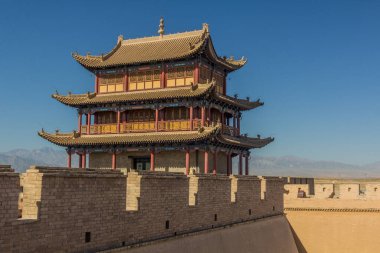 Jiayuguan Kulesi Kalesi, Gansu ili, Çin