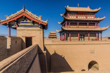 Jiayuguan Kalesi Kuleleri, Gansu Eyaleti, Çin