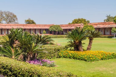 Fatehpur Sikri, Uttar Pradesh Eyaleti, Hindistan 'daki Halk Bahçesi (Janta Darbar)