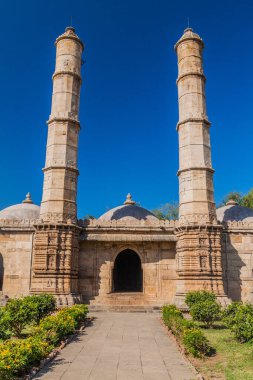 Saher Ki Mescidi Camii Champaner tarihi şehri, Gujarat Eyaleti, Hindistan