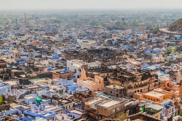 Letecký Pohled Bundi Rajasthan Indie — Stock fotografie