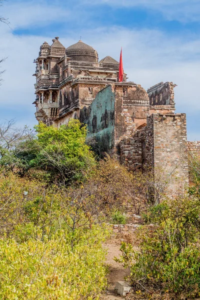 Kankali Mata Mandir Chittor Fort Chittorgarh Rajasthan Staat India — Stockfoto