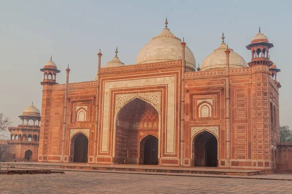 Edifício Mihman Khana Complexo Taj Mahal Agra Índia — Fotografia de Stock