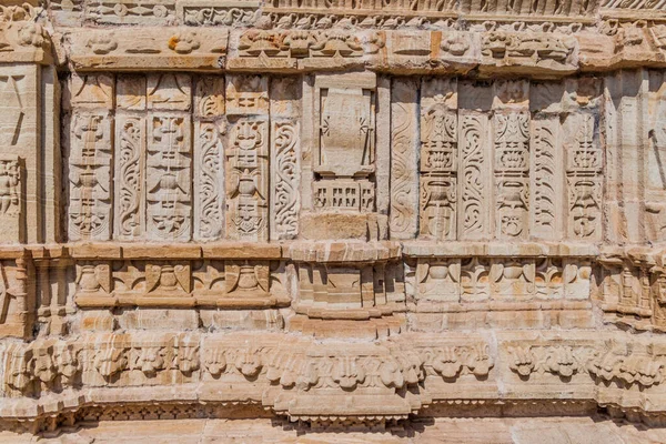 Detalhe Templo Kumbhshyam Forte Chittor Chittorgarh Estado Rajastão Índia — Fotografia de Stock