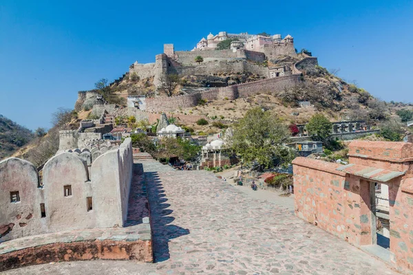 Fort Kumbhalgarh Deelstaat Rajasthan India — Stockfoto