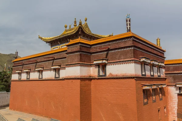 Xiahe Kasabasındaki Labrang Manastırı Gansu Ili Çin — Stok fotoğraf