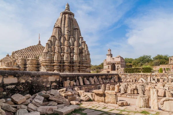 Ναός Samadhisvar Samidheshwar Στο Chittor Fort Στο Chittorgarh Πολιτεία Rajasthan — Φωτογραφία Αρχείου