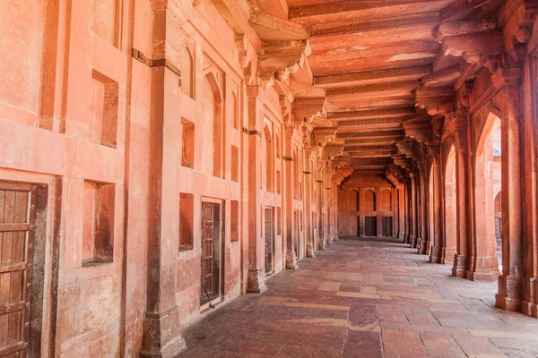 Jama Masjid Mosque Courtyard Archway Ancient City Fatehpur Sikri Uttar — Stock Photo, Image