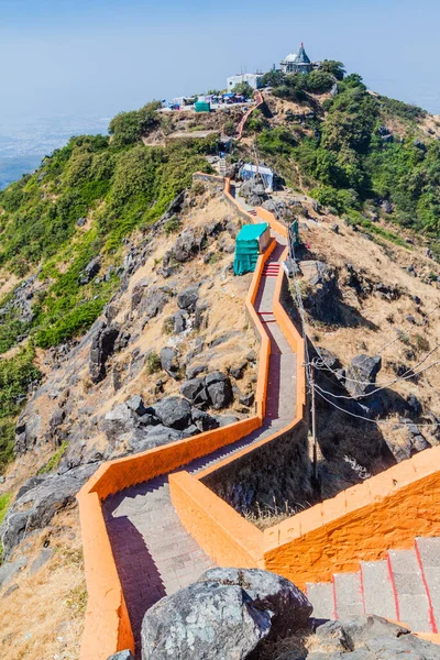 Kroky Girnar Hill Stát Gudžarát Indie — Stock fotografie