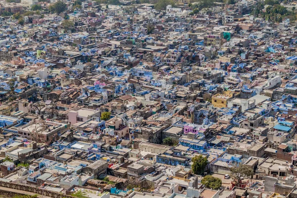 Letecký Pohled Chittorgarh Rajasthan Indie — Stock fotografie