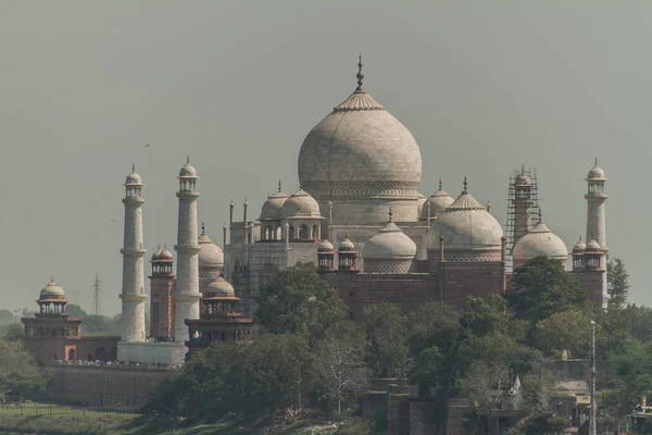 Taj Mahal Vom Agra Fort Aus Gesehen Bundesstaat Uttar Pradesh — Stockfoto