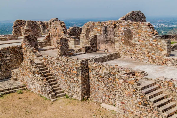 Ruinas Del Palacio Kumbha Fuerte Chittor Chittorgarh Estado Rajastán India —  Fotos de Stock