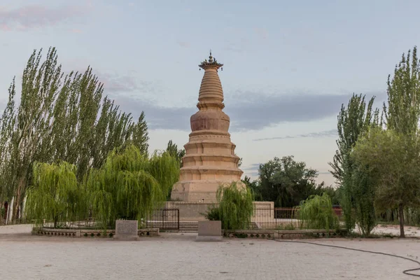 White Horse Pagoda Dunhuang Provinsen Gansu Kina — Stockfoto