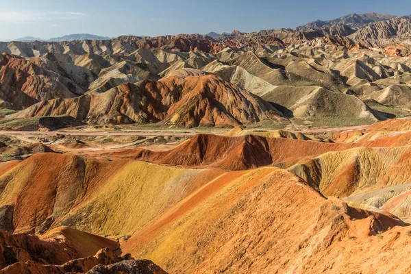 Montanhas Coloridas Zhangye Danxia National Geopark Província Gansu China — Fotografia de Stock