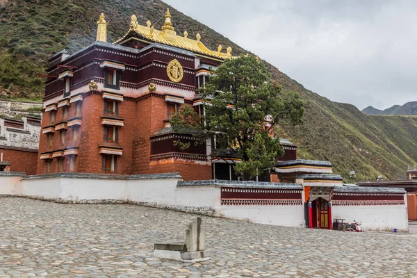 Monastère Labrang Dans Ville Xiahe Province Gansu Chine — Photo