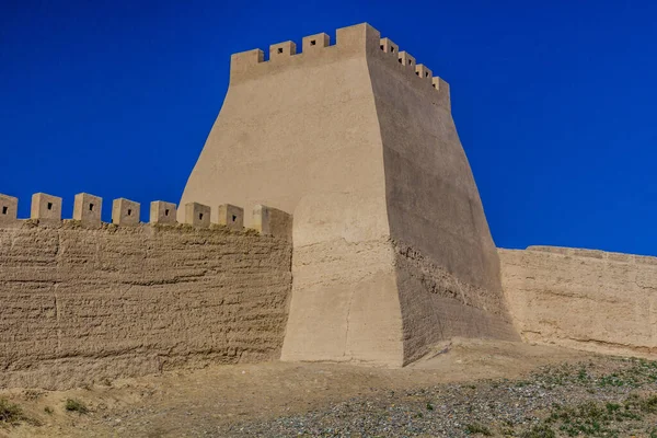 Tower Jiayuguan Fort Gansu Province China — Stock Photo, Image