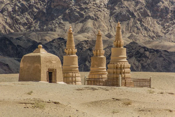 Buddhistické Pagody Mogao Grottoes Dunhuangu Provincie Gansu Čína — Stock fotografie