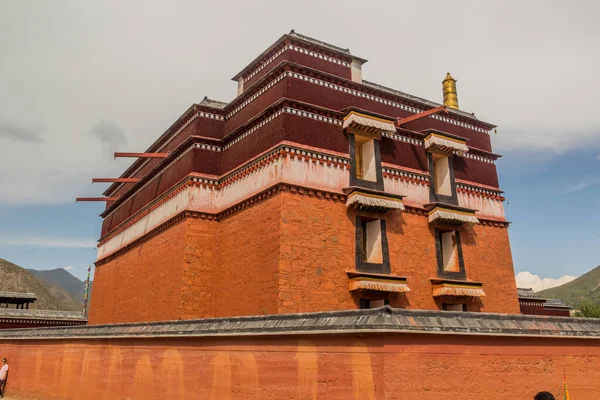 Budování Kláštera Labrang Městě Xiahe Provincie Gansu Čína — Stock fotografie