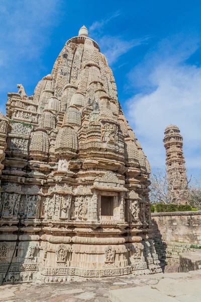 Świątynia Samadhisvar Samidheshwar Forcie Chittor Chittorgarh Stan Rajasthan Indie — Zdjęcie stockowe