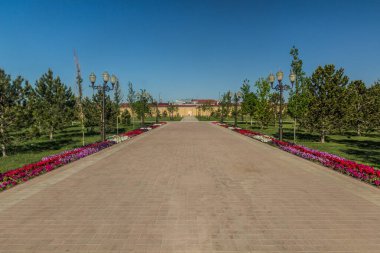 Semerkant 'ın merkezine park et, Özbekistan