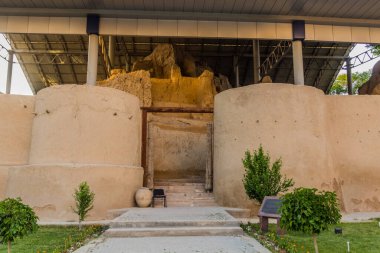 Özbekistan 'ın Taşkent kentindeki Ming Urik antik yerleşim yerinin kalıntıları