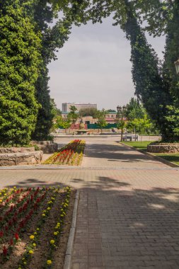 :Taşkent, Özbekistan 'ın merkezine park et.
