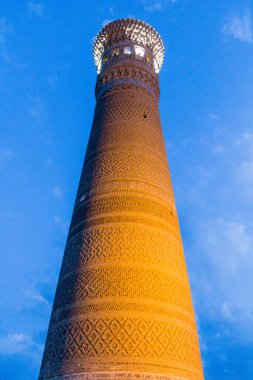 Buhara, Özbekistan 'da Kalan minaresi
