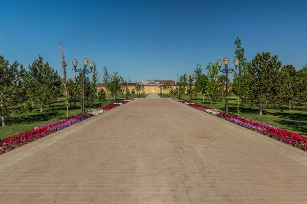 Parco Nel Centro Samarcanda Uzbekistan — Foto Stock
