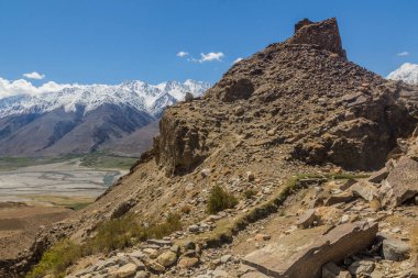 Wakhan Vadisi, Tacikistan 'daki Yamchun Kalesi