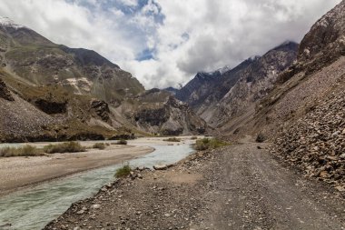 Bartang Vadisi Yolu, Pamir Dağları, Tacikistan