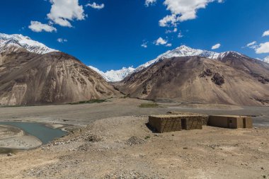 Tacikistan ve Afganistan arasındaki Wakhan vadisi