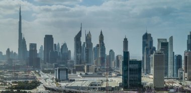 Dubai 'den Skyline, Birleşik Arap Emirlikleri