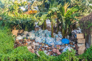 Boracay Adası, Filipinler 'deki çöplük.